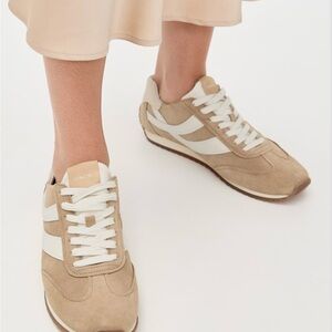 Vince oasis new size 40 Women's Tan and White Sneakers on sale at shop bop $275